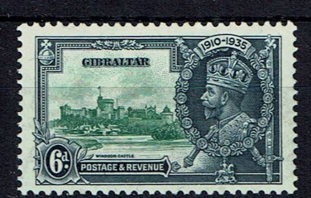 Image of Gibraltar SG 116a VLMM British Commonwealth Stamp